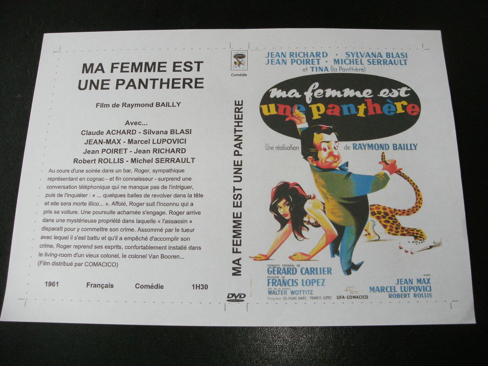 Film :   Ma femme est une panthere   35 Saint-M�dard-en-Jalles (33)