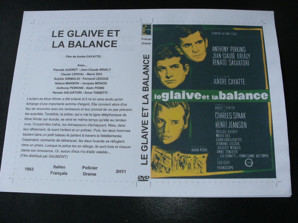 Film :   Le glaive et la balance   35 Saint-M�dard-en-Jalles (33)