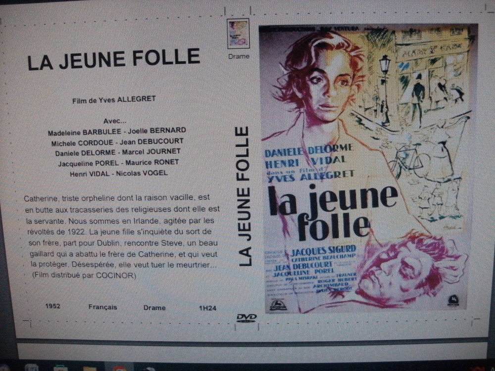 Film :   La jeune folle   40 Saint-M�dard-en-Jalles (33)