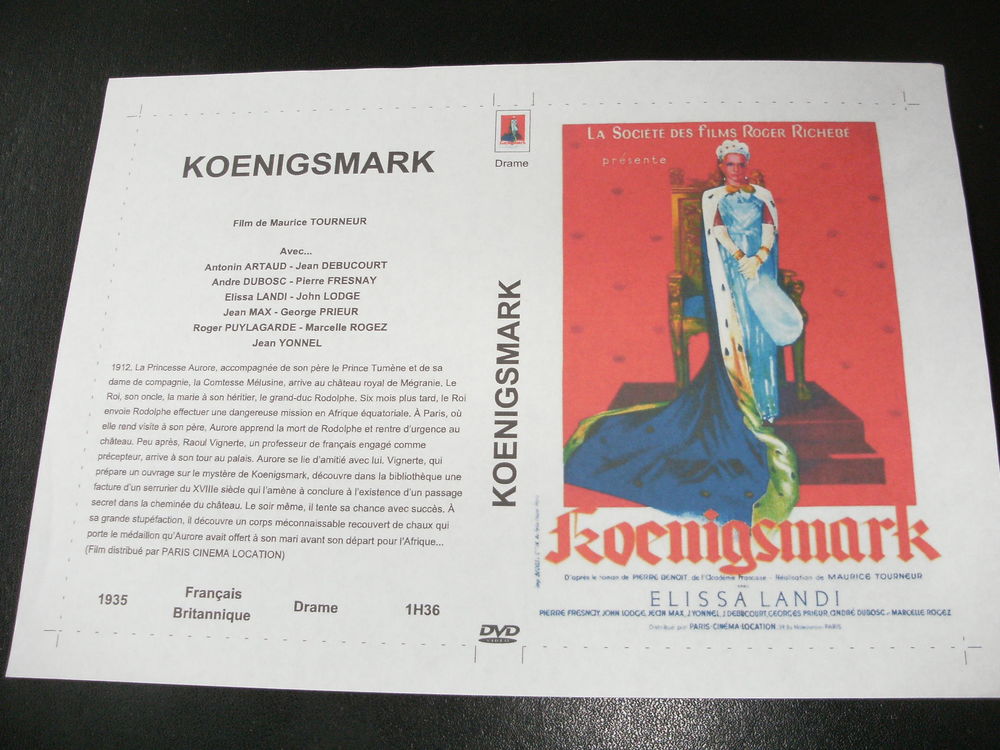 Film :   Koenigsmark   35 Saint-M�dard-en-Jalles (33)