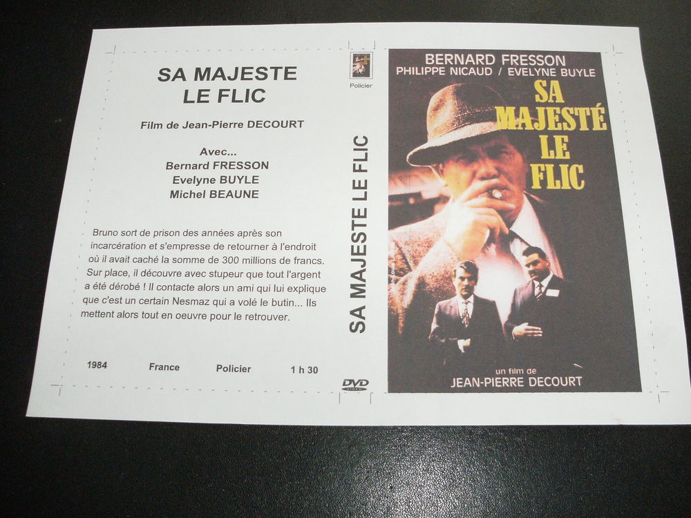 Film :   Sa majeste le flic   35 Saint-M�dard-en-Jalles (33)