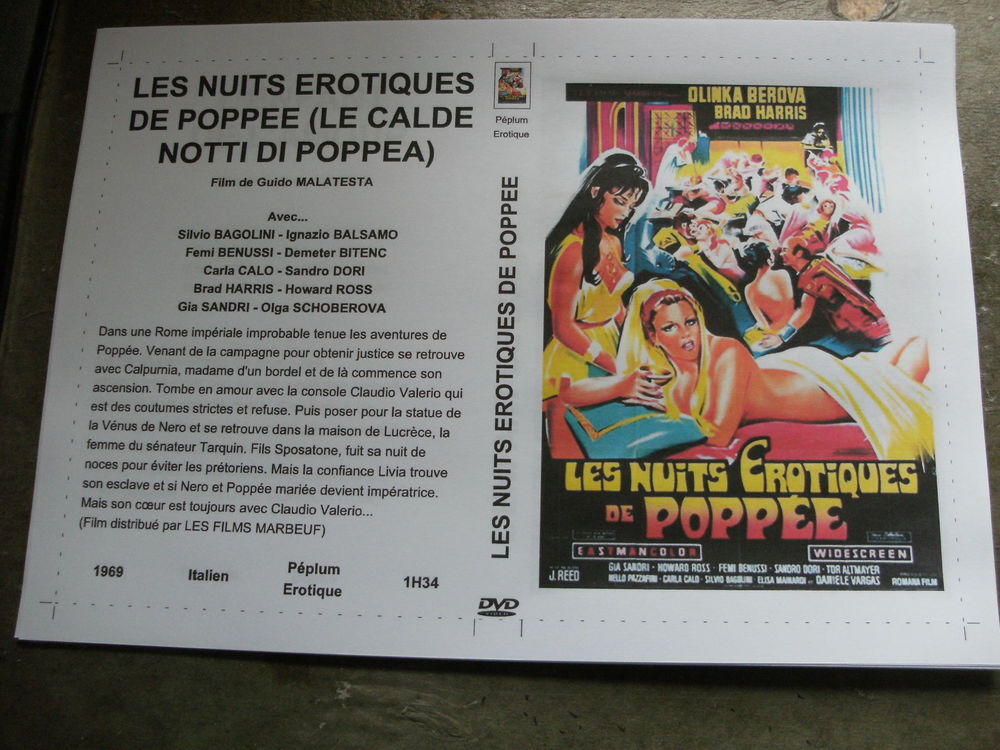 Film :   Les nuits erotiques de Poppee    40 Saint-Médard-en-Jalles (33)