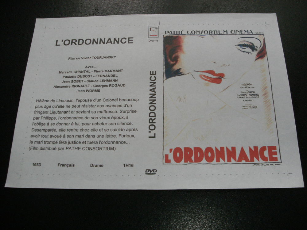 Film :   L 'ordonnance   35 Saint-M�dard-en-Jalles (33)