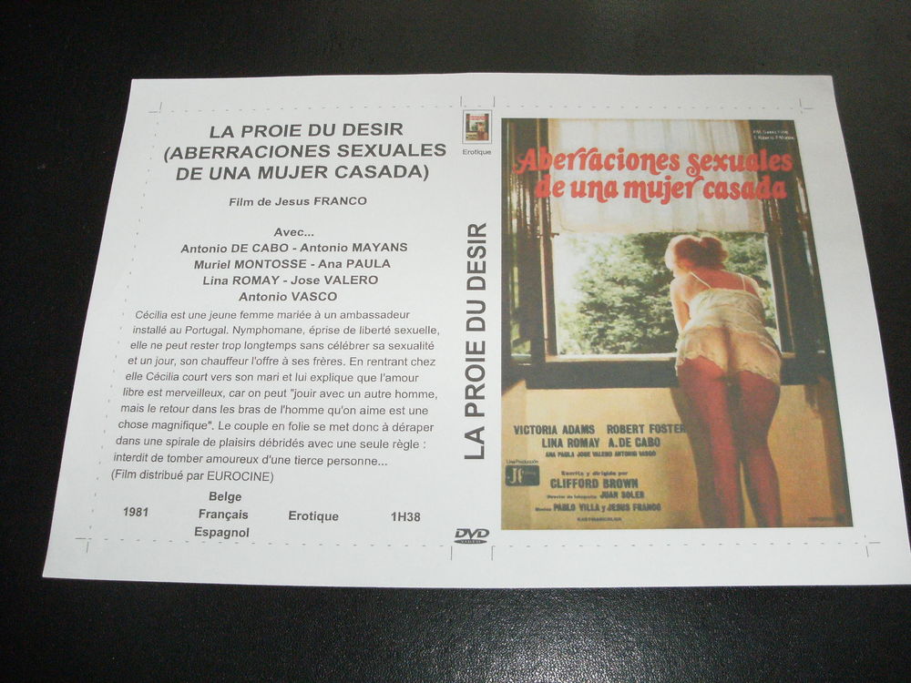 Film :   La proie du desir   35 Saint-M�dard-en-Jalles (33)