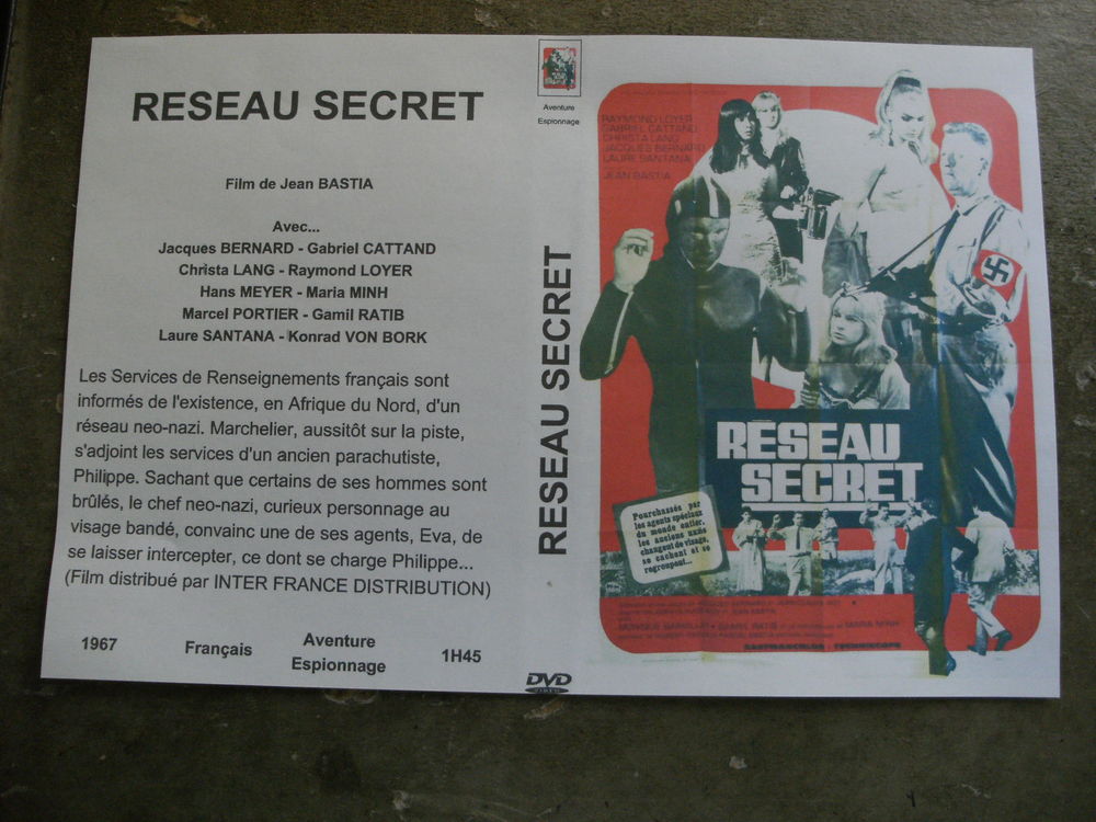 Film :   Reseau secret   40 Saint-M�dard-en-Jalles (33)