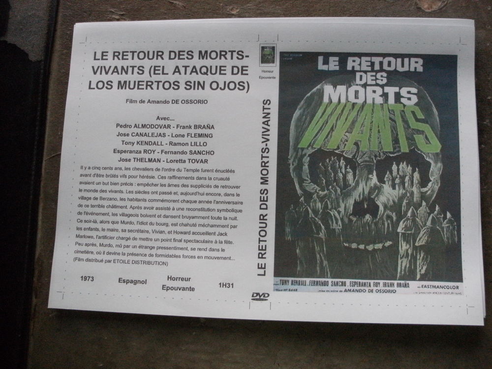 Film :   Le retour des morts vivants   40 Saint-M�dard-en-Jalles (33)