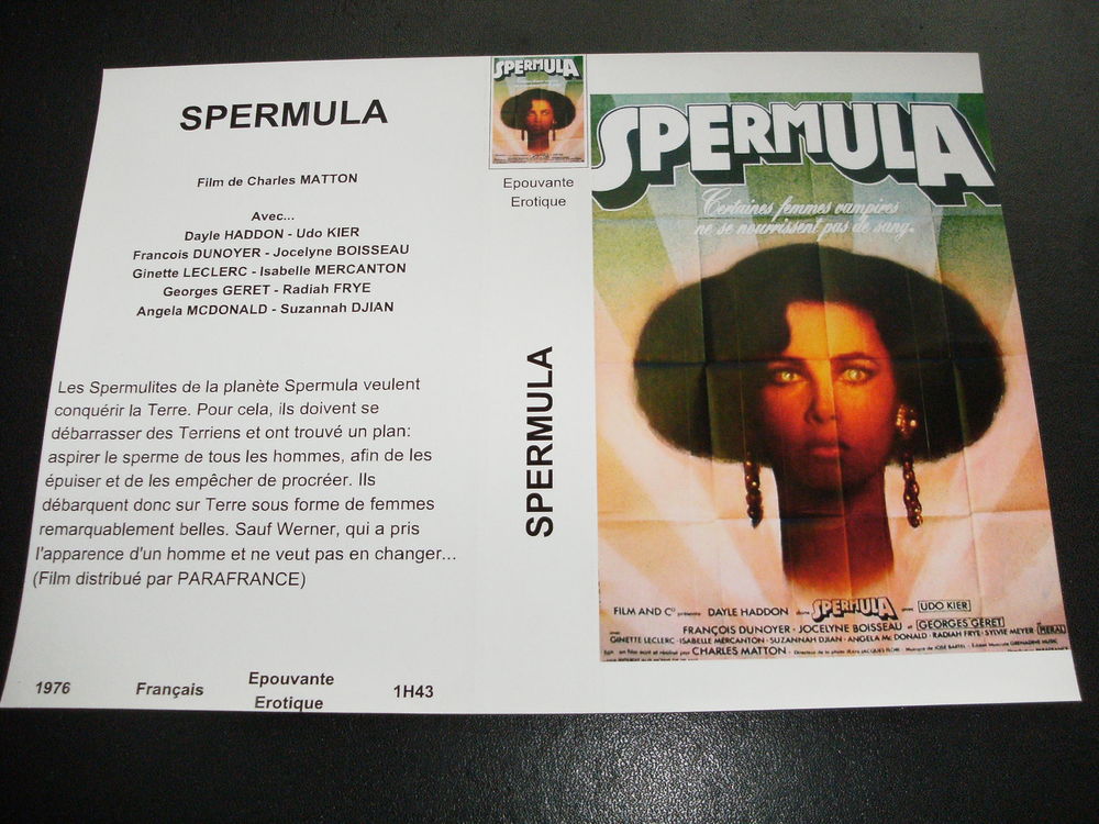 Film :   Spermula   35 Saint-M�dard-en-Jalles (33)