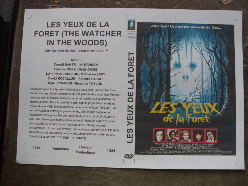 Film :   Les yeux de la foret   40 Saint-M�dard-en-Jalles (33)