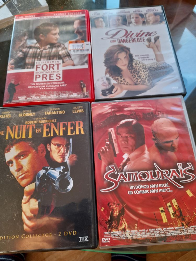 Lot de 4 films dvd 1 Montbéliard (25)