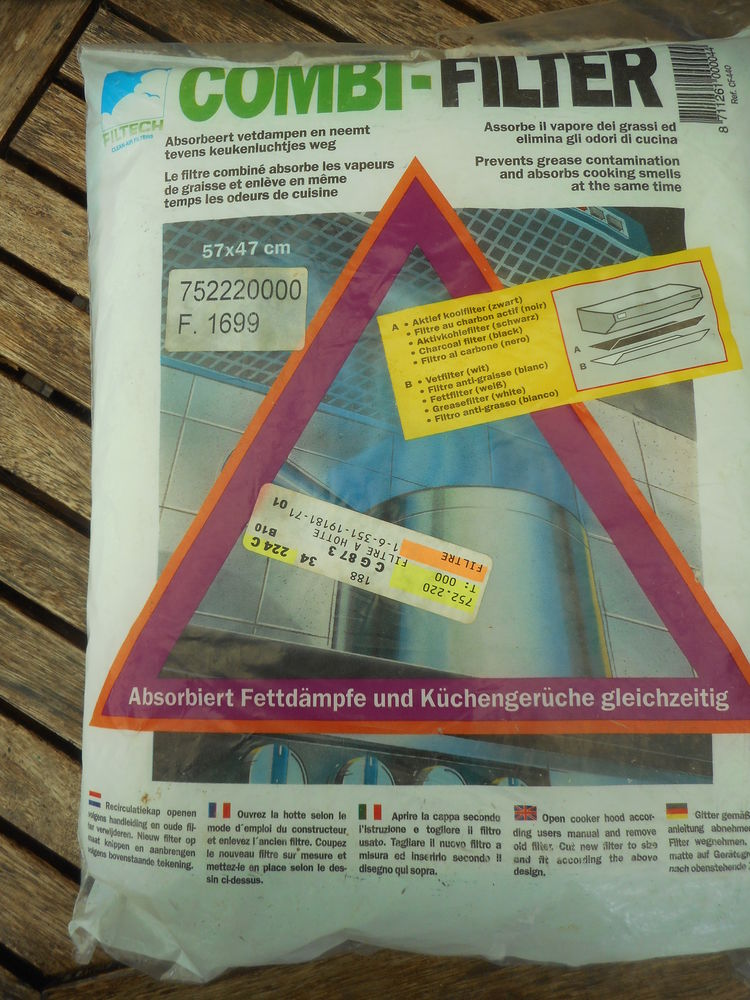 FILTRE � CHARBON 57X47CM 2 PI�CES HOTTE ASPIRANTE HC44CG50AA 8 Nieuil-l'Espoir (86)