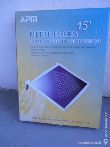  Filtre écran protection en verre optique 15    10 Vincennes (94)