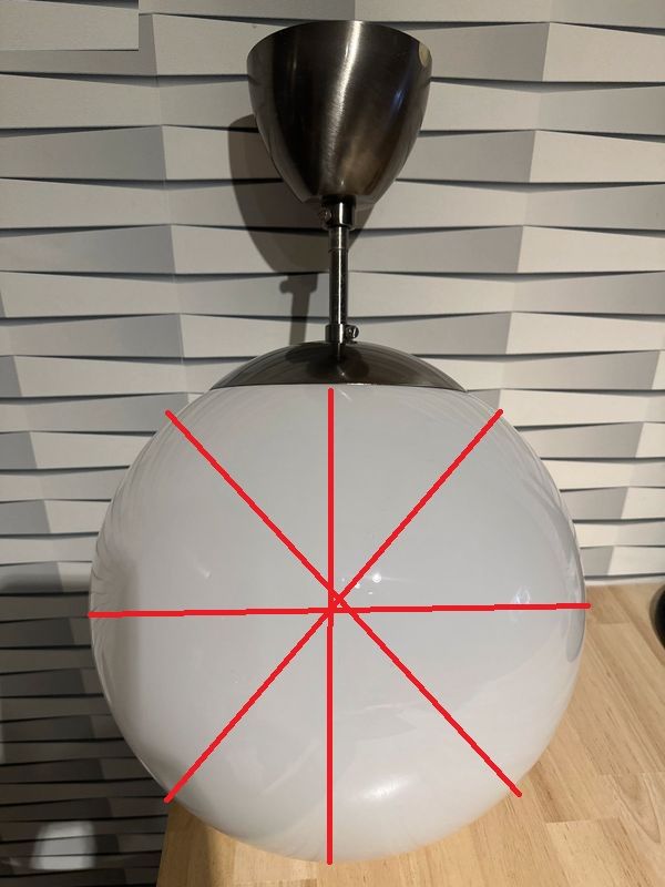 fixation pour lustre Ikea fado 9 Beauchamp (95)