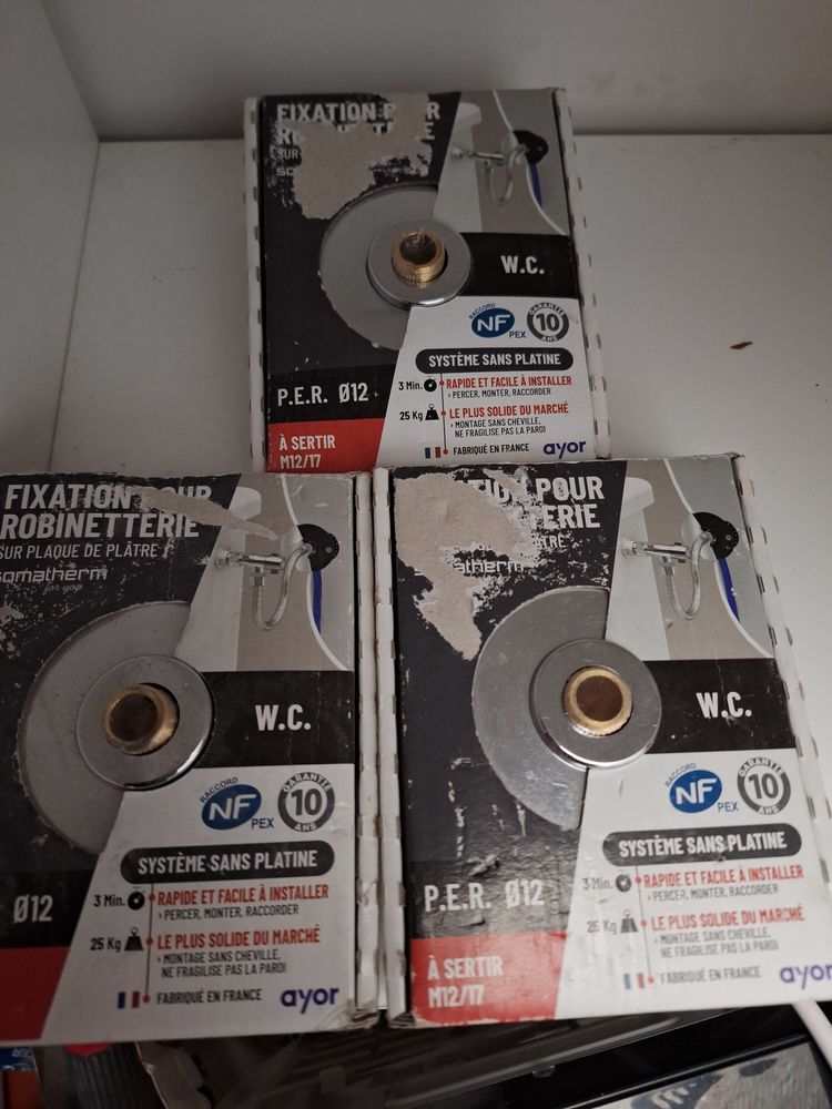 Fixation pour robinetterie 15 Villeneuve-Saint-Georges (94)