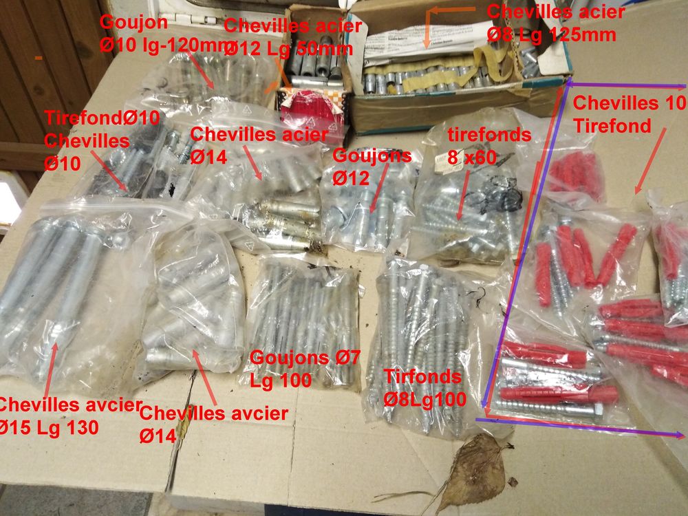 LOT DE FIXATIONS NEUF 25 Saint-M�dard-en-Jalles (33)