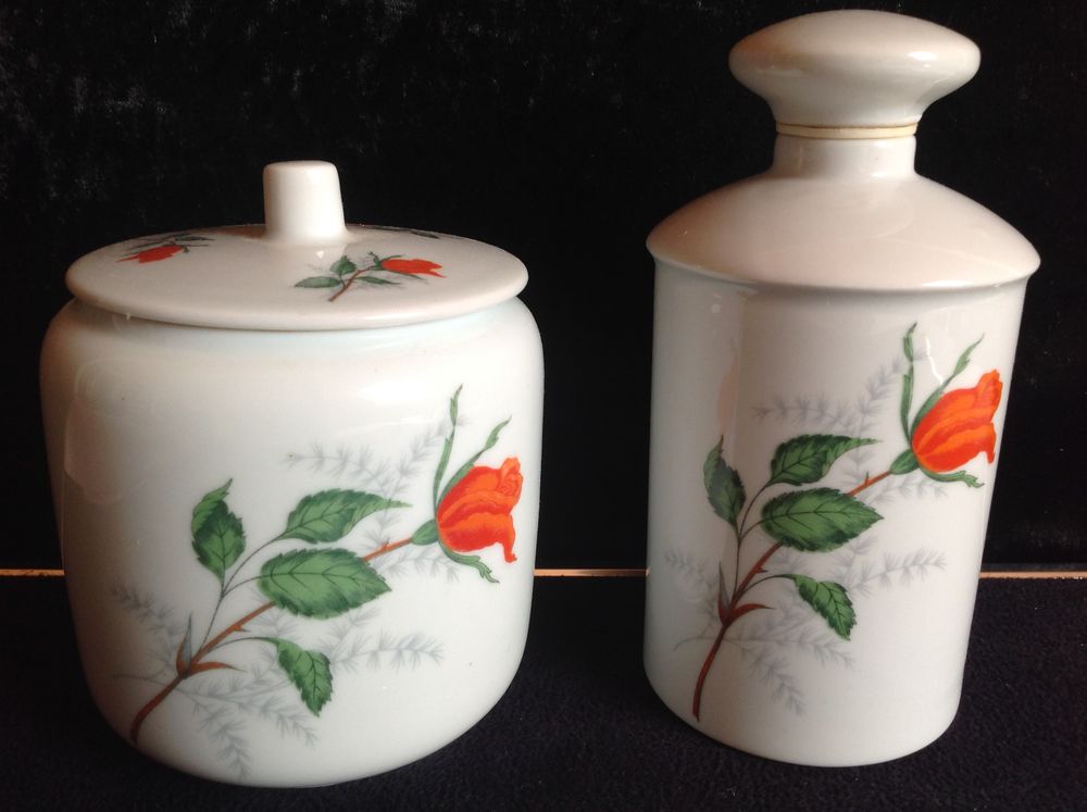 POT & FLACON PORCELAINE de LIMOGES GOUMOT LABESSE Envoi Poss 17 Tr�gunc (29)