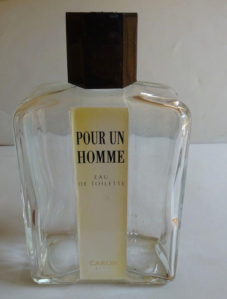 FLACON VIDE EAU DE TOILETTE  POUR UN HOMME  CARON 500 ml 10 Mondragon (84)