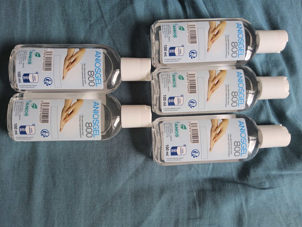 5 flacons aniosgel 800 12 Marcq-en-Bar�ul (59)