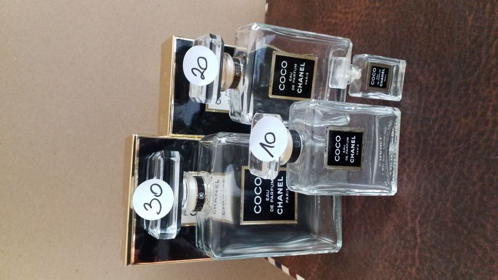 Flacons parfum vides Coco Chanel rechargeables 