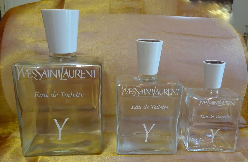 Flacons vides d'eau de toilette YVES ST LAURENT 65 Mondragon (84)