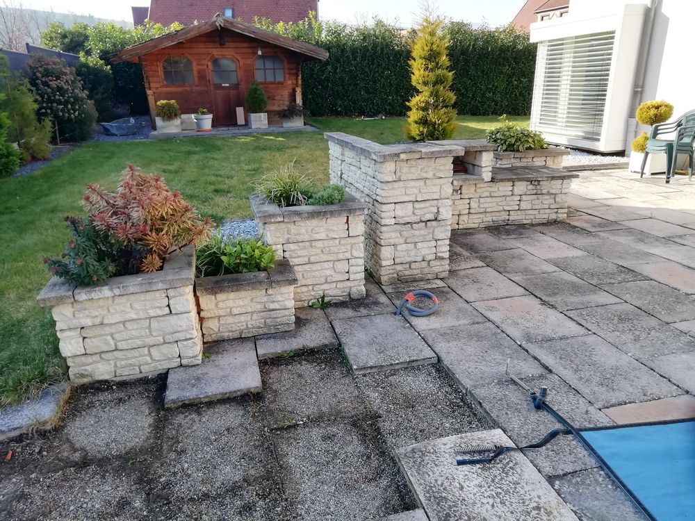 BAC � FLEURS AVEC ESPACE POUR PLANCHA,BAR 1 Bennwihr (68)