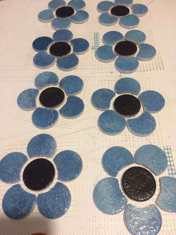 fleurs en c�ramique �maill�e 5 La Selle-sur-le-Bied (45)