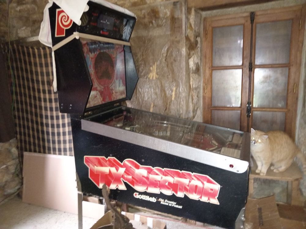 FLIPPER de COLLECTION GOTTLIEB TX-SECTOR sorti en MARS 1988 5500 Saint-Georges (82)