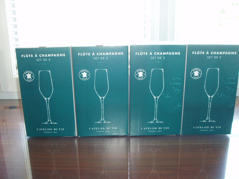 Fl�tes � Champagne NEUVES de l'Atelier du Vin 0 Corbeil-Essonnes (91)