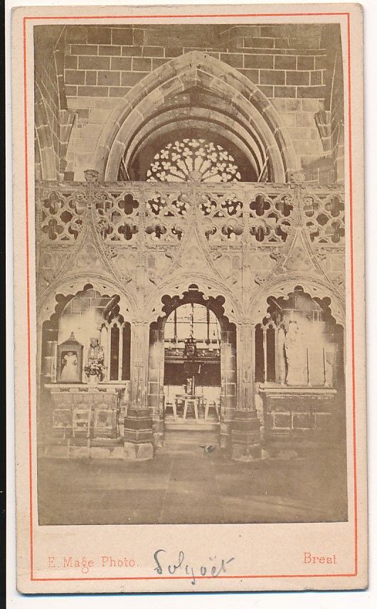 Le Folgu�t. Basilique. Photographie Emile Mage Brest 1880 1 Brest (29)