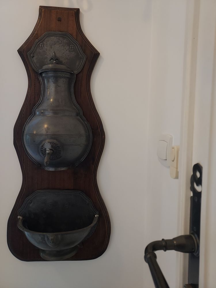 FONTAINE A EAU ELEMENTS ETAIN ET SUPPORT BOIS 70 Saujon (17)