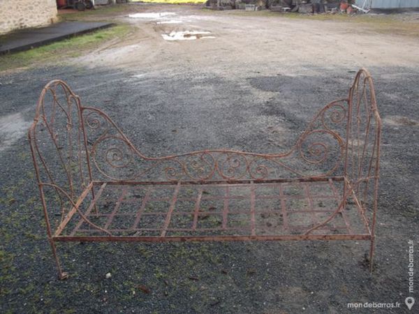 LIT EN FER FORGE 90 Cantois (33)