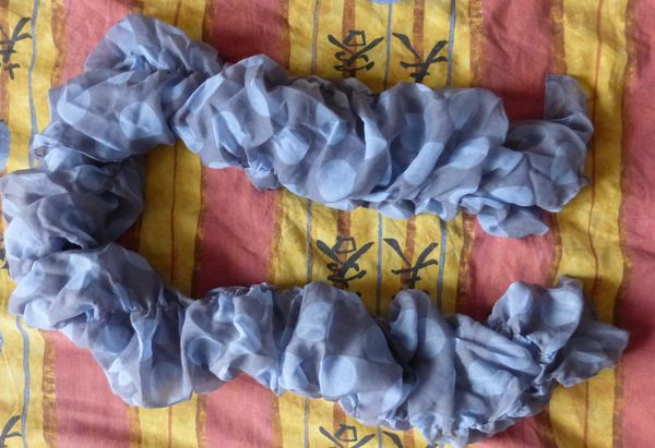 FOULARD ton bleu � gros pois - neuf 2 Doussard (74)