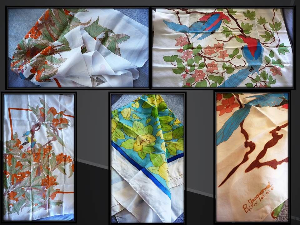 Foulards . Carr�s de soie fait main 30 Nice (06)