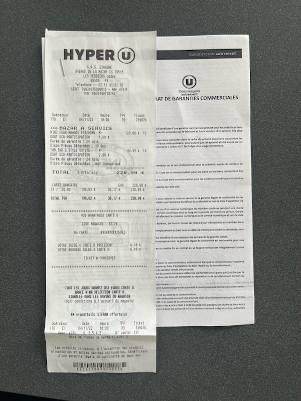 Four compact 42 L 95 Saint-Michel-Mont-Mercure (85)