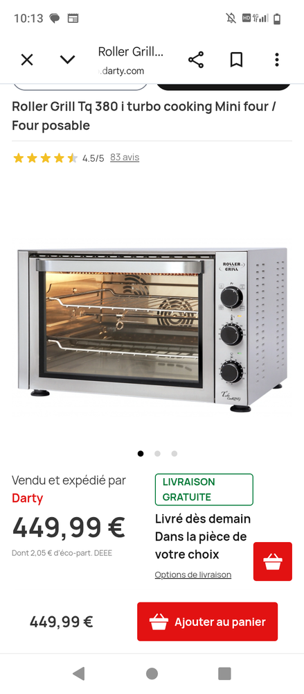 Four roller grill turbo cooking 110 Nantes (44)