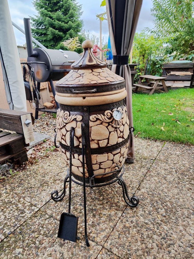 Four tandoor en pierre de 65 L | Four barbecue en argile r�f 380 Aubervilliers (93)