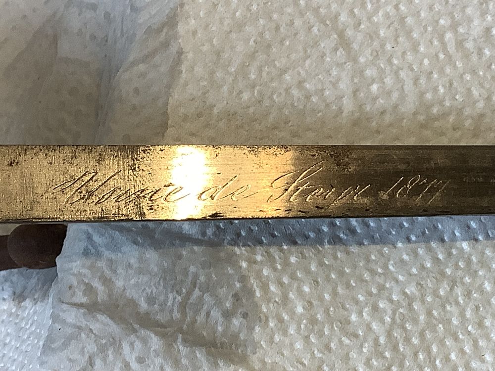 Fourreau et sa ba�onnette 1877 90 Cerny (91)