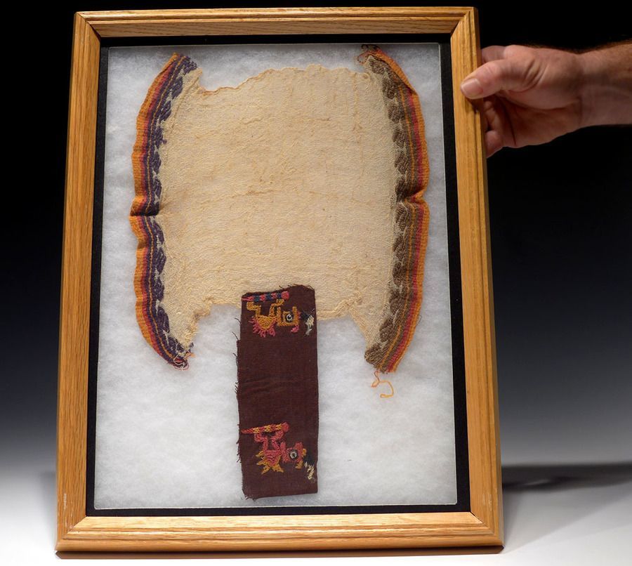 Fragments de tissus antiquit� pr�colombienne 950 Saint-Fargeau-Ponthierry (77)