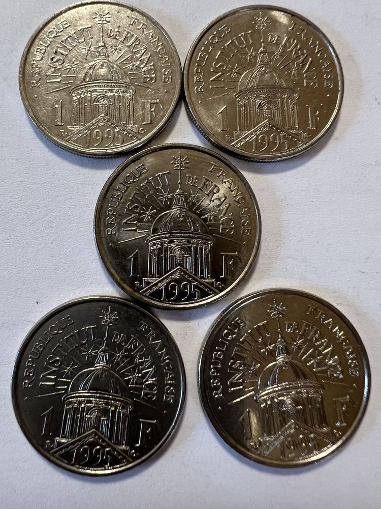 1 Franc 1795-1995 Institut National Des Sciences 10 Pierrelaye (95)