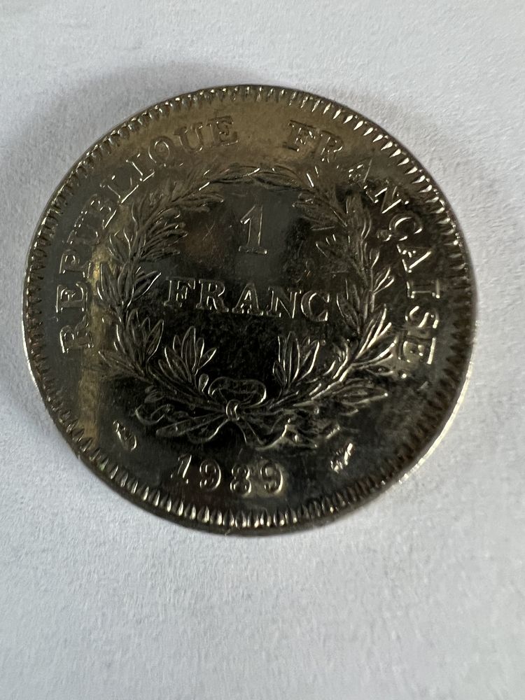 1 Franc 1989 �tat G�n�raux. 5 Pierrelaye (95)