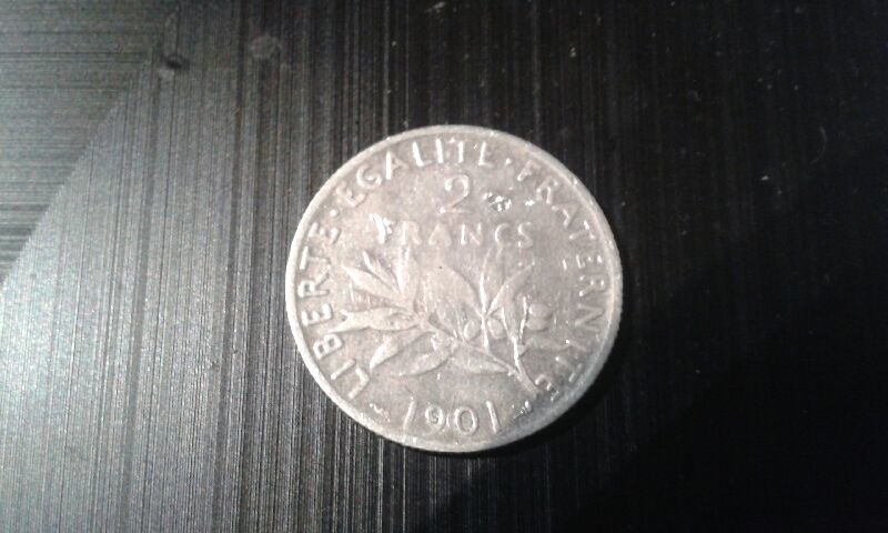 2 Franc semeuse 1901 en Argent
50 G�n�rargues (30)