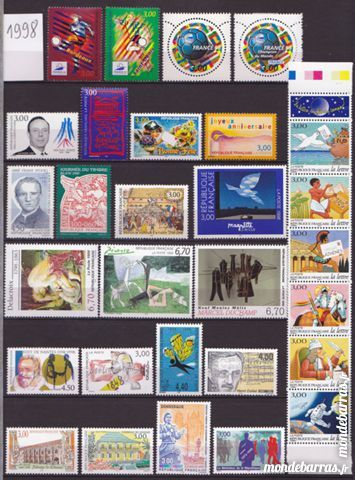 France 1998 timbres poste neufs , Blocs , carnets 65 Jou�-l�s-Tours (37)