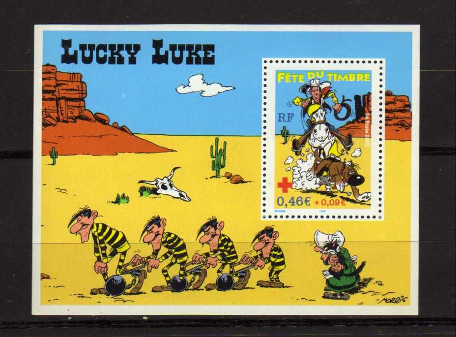 France 2003
Bloc N� 55 ** Y&T Lucky Luke 
0.6 Pibrac (31)