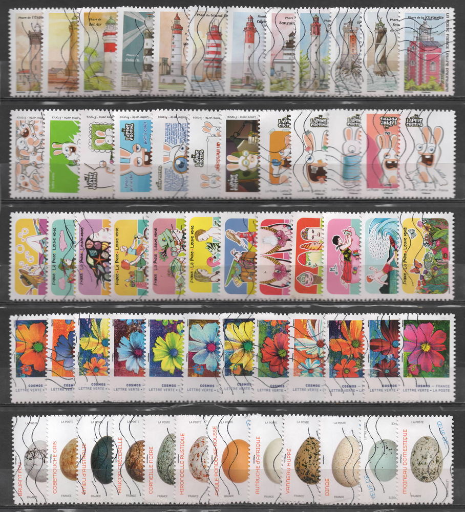 FRANCE 2020 oblit�r� :  LOT 5 S�ries 5 Forbach (57)