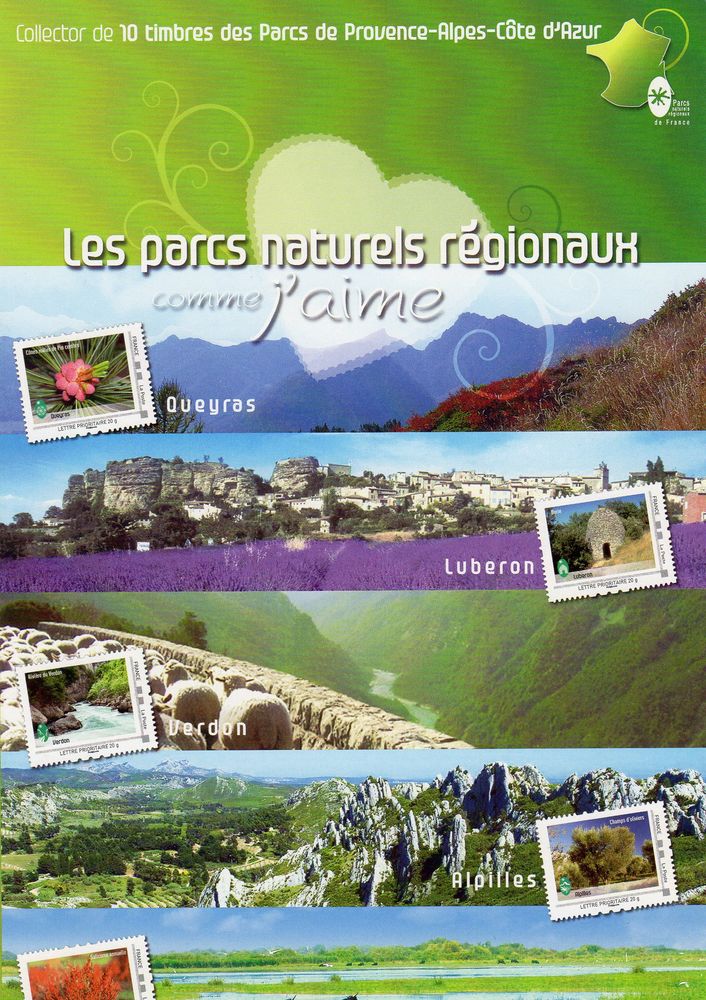 FRANCE .
FEUILLET COLLECTOR DE LA POSTE 20 Caumont (09)