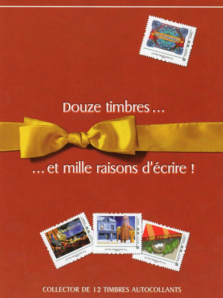           FRANCE . 
FEUILLET COLLECTOR DE LA POSTE 20 Caumont (09)