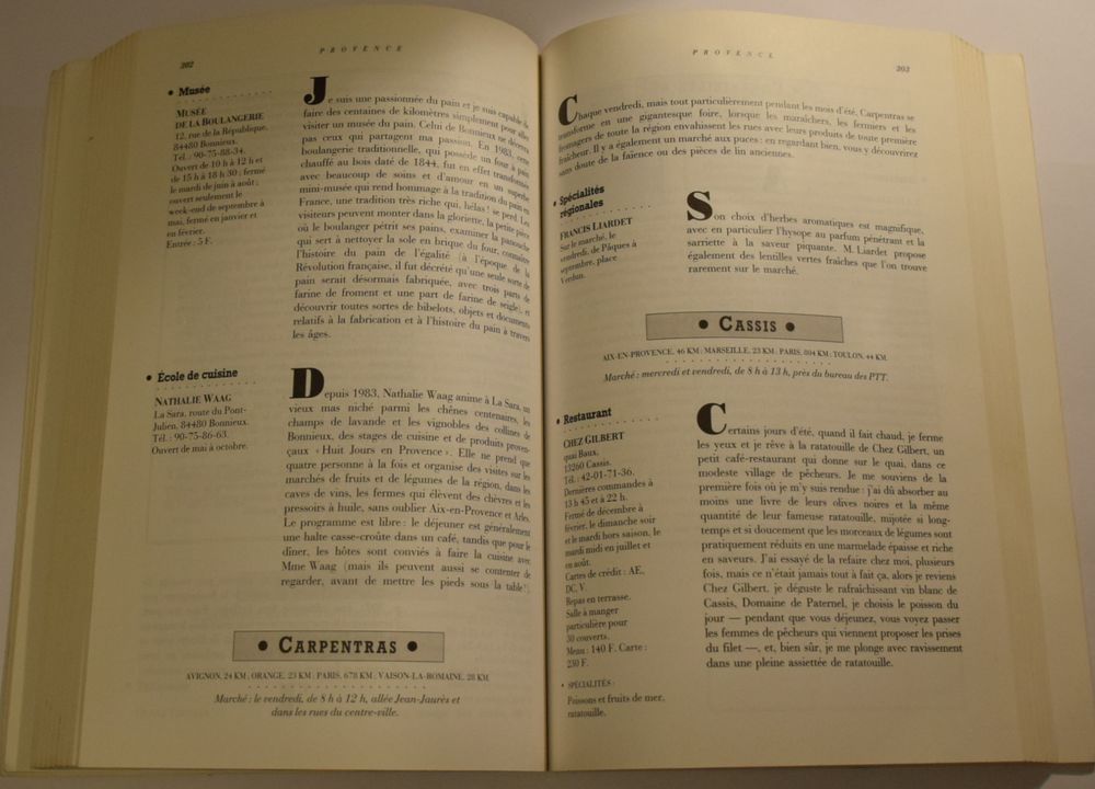 La France Gourmande - Patricia Wells 1987. 5 Roissy-en-Brie (77)