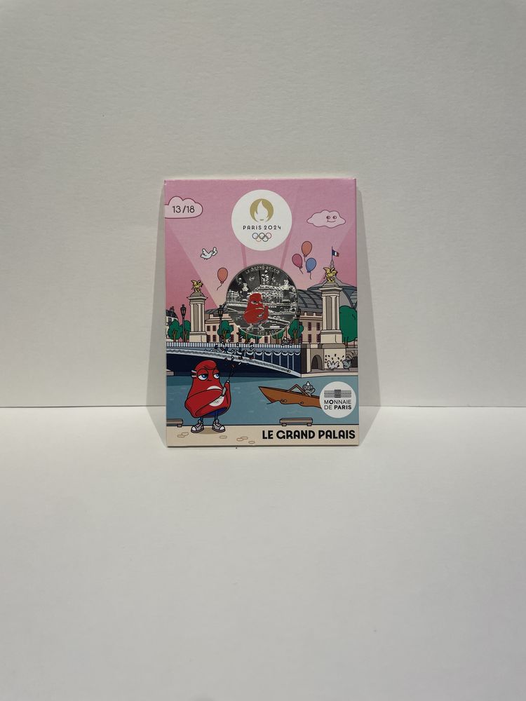 France Pi�ce de 10e Argent Jo Paris 2024 Le Grand Palais 28 Dourdan (91)