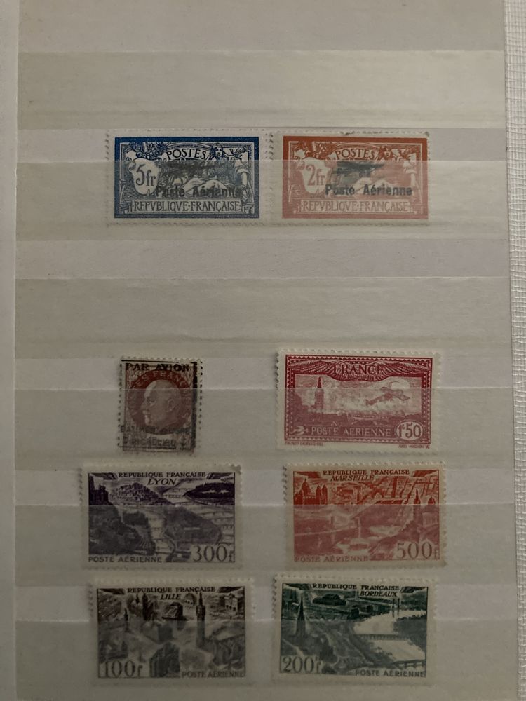 France serie poste a�rienne sans chaniere 12999 Saint-Etienne (42)