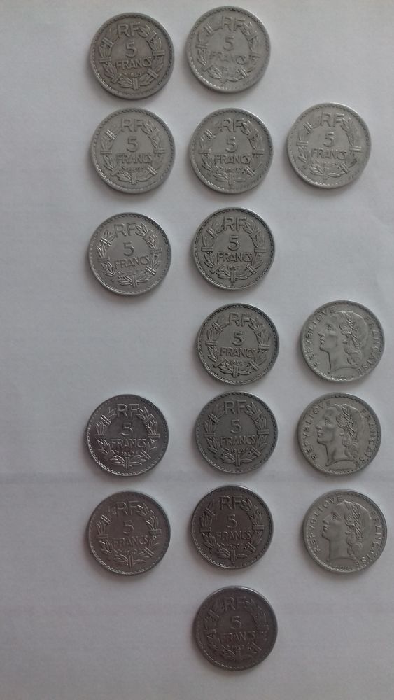 5 FRANCS Aluminium 1945 � 1952 1 �ragny (95)