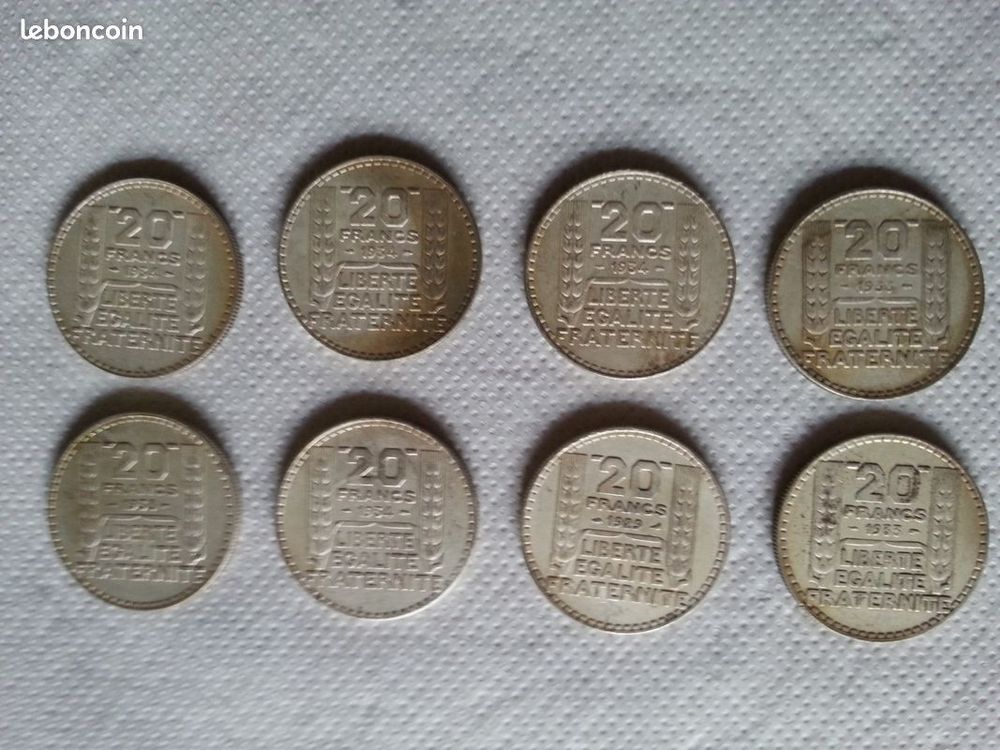 20 francs argent 40 Montceaux-l�s-Provins (77)